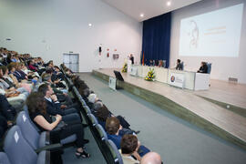 Intervención de José Ángel Narváez. Homenaje en recuerdo del profesor José María Troya. Salón de Actos de la Escuela Técnica Superior de Ingeniería Informática. Octubre de 2016