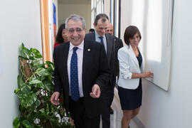 Visita del ministro de Ciencia, Innovación y Universidades, Pedro Duque. Edificio del Rectorado. Junio de 2018