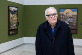 Eugenio Chicano. Exposición "Aguatintas por Seguiriyas". Palacio Episcopal de Málaga. Enero de 2019
