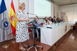 Discurso de Ana María Sánchez Tejeda. Presentación del Retrato de Honor de D. Eugenio José Luque Domínguez. Facultad de Ciencias Económicas y Empresariales. Junio de 2025