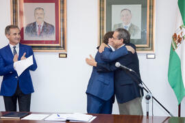 Toma de posesión de Juan José Hinojosa como Decano de la Facultad de Derecho. Facultad de Derecho.  Junio de 2016