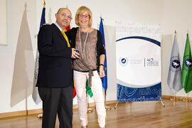 Homenaje al personal que cumple 25 años al servicio de la Universidad de Málaga y al personal jubilado. Paraninfo. Julio de 2013