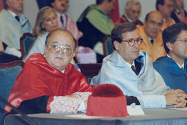 Apertura del Curso Académico 1995/1996 de la Universidad de Málaga. Teatro Cervantes. Octubre de 1995