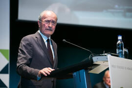 Intervención de Francisco de la Torre. Acto del 25 Aniversario del Parque Tecnológico de Andalucía. Palacio de Ferias y Congresos de Málaga. Noviembre de 2017