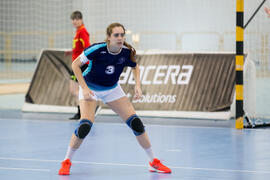 Partido Universidad de Málaga - Universidad de Valencia. Categoría femenina. Campeonato Europeo Universitario de Balonmano. Antequera. Julio de 2017