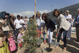 Inauguración del "Bosque del Conocimiento" en el Campus de Teatinos de la Universidad de Málaga. Junio de 2010