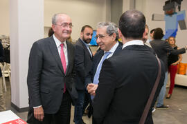 Francisco de la Torre y José Ángel Narváez. I Workshop Red de Cátedras Estratégicas. Edificio de Tabacalera. Mayo de 2018