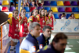Partido Brasil contra Rusia. 14º Campeonato del Mundo Universitario de Fútbol Sala 2014 (FUTSAL). Antequera. Julio de 2014