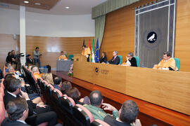 Investidura como Doctor "Honoris Causa" de Manuel Molina Lozano por la Facultad de Turismo de la Universidad de Málaga. Rectorado. Abril 2016
