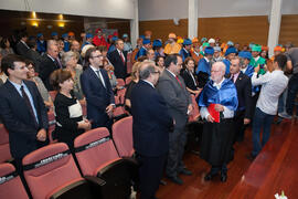 Investidura como Doctor "Honoris Causa" de Antonio Luque por la Facultad de Ciencias de la Universidad de Málaga. Edificio del Rectorado. Octubre de 2016