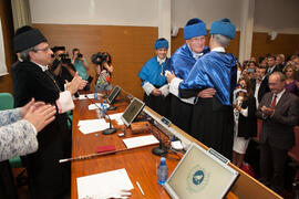Investidura como Doctor "Honoris Causa" de Hans-Dieter Wienberg por la Facultad de Ciencias de la Universidad de Málaga. Rectorado. Mayo de 2016