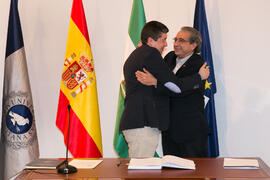 Toma de Posesión de Cristóbal Moreno Flores como Vicegerente de Coordinación y Planificación de Áreas de la Universidad de Málaga. Edificio del Rectorado.  Marzo de 2016