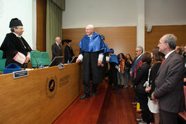 Investidura como Doctor "Honoris Causa" de Hans-Dieter Wienberg por la Facultad de Ciencias de la Universidad de Málaga. Rectorado. Mayo de 2016