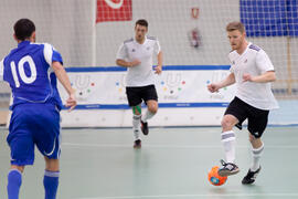 Partido Eslovaquia contra Alemania. 14º Campeonato del Mundo Universitario de Fútbol Sala 2014 (FUTSAL). Antequera. Julio de 2014