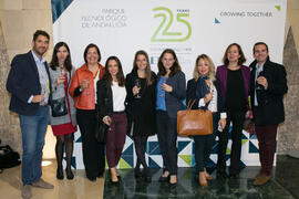Momentos posteriores al acto del 25 Aniversario del Parque Tecnológico de Andalucía. Palacio de Ferias y Congresos de Málaga. Noviembre de 2017