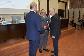 Reconocimiento a personal jubilado. Celebración del 50 Aniversario de la Facultad de Medicina de la Universidad de Málaga. Facultad de Medicina. Octubre de 2022