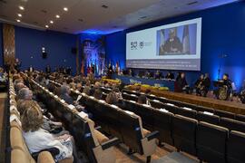 Discurso de José Ángel Narváez. Imposición de la Medalla de Oro de la Universidad de Málaga a Junta de Andalucía, Diputación Provincial de Málaga y Ayuntamiento de la capital. Paraninfo. Noviembre de 2023