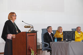 Adelaida de la Calle. Acto Conmemorativo de los 40 años de la Universidad de Málaga. Escuela Técnica Superior de Ingeniería Informática. Diciembre de 2012
