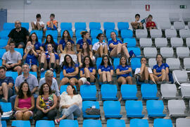 Partido Universidad de Málaga - Universidad de Basilea. Categoría masculina. Campeonato Europeo Universitario de Balonmano. Antequera. Julio de 2017