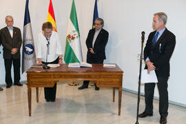 Toma de Posesión de María Jesús Molina Caballero como Directora de Secretariado de Personal Docente de la Universidad de Málaga. Edificio del Rectorado.  Marzo de 2016