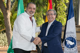 Homenaje al personal que cumple 25 años de servicio en la UMA. Jardín Botánico. Junio 2017