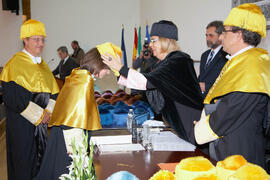 Investidura de nuevos doctores por la Universidad de Málaga. Paraninfo. Febrero de 2012