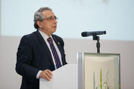 José Ángel Narváez. Homenaje en recuerdo del profesor José María Troya. Salón de Actos de la Escuela Técnica Superior de Ingeniería Informática. Octubre de 2016