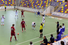 Partido Irán contra Bielorrusia. 14º Campeonato del Mundo Universitario de Fútbol Sala 2014 (FUTSAL). Antequera. Julio de 2014