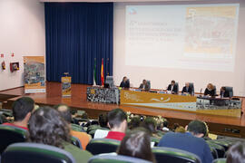 Congreso de deporte del 5º Congreso Internacional de actividad físico-deportiva para mayores de la Universidad de Málaga en la E.T.S.I. Marzo de 2013