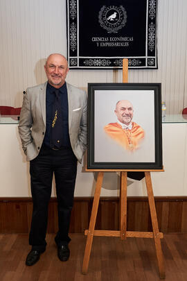 Presentación del Retrato de Honor de D. Eugenio José Luque Domínguez. Facultad de Ciencias Económicas y Empresariales. Junio de 2025