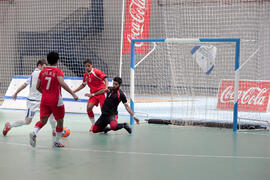 Partido Azerbaiyán contra Omán. 14º Campeonato del Mundo Universitario de Fútbol Sala 2014 (FUTSAL). Antequera. Julio de 2014