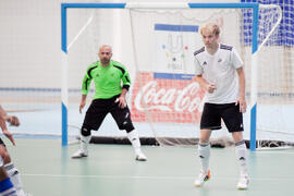 Partido Alemania contra Brasil. 14º Campeonato del Mundo Universitario de Fútbol Sala 2014 (FUTSAL). Antequera. Julio de 2014