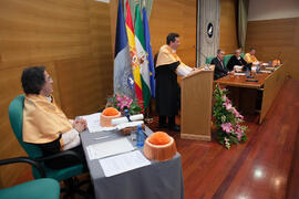 Investidura como Doctor "Honoris Causa" de Manuel Molina Lozano por la Facultad de Turismo de la Universidad de Málaga. Rectorado. Abril 2016