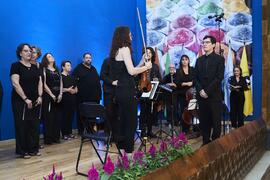 Coro Oficial de la Universidad de Málaga y el cuarteto Ensemble "Málaga Camerata". Apertura del Curso Académico 2024/2025 de la Universidad de Málaga. Paraninfo. Septiembre de 2024