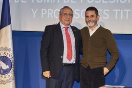 Toma de posesión de Francisco Javier Garcerá Ruiz como catedrático del Área de Pintura de la Universidad de Málaga. Paraninfo. Diciembre de 2022