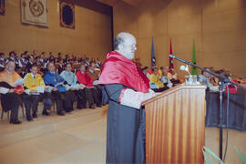 Apertura del Curso Académico 1997/1998 de la Universidad de Málaga. Teatro Cervantes. Octubre de 1997