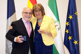 Homenaje al personal que cumple 25 años al servicio de la Universidad de Málaga y personal jubilado. Paraninfo. Julio de 2014