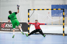 Partido Universidad de Mármara - Universidad de Oporto. Categoría masculina. Campeonato Europeo Universitario de Balonmano. Antequera. Julio de 2017