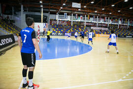 Partido Universidad de Barcelona - Universidad de Frankfurt. Categoría masculina. Campeonato Europeo Universitario de Balonmano. Antequera. Julio de 2017