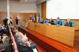 Investidura como Doctor "Honoris Causa" de Hans-Dieter Wienberg por la Facultad de Ciencias de la Universidad de Málaga. Rectorado. Mayo de 2016