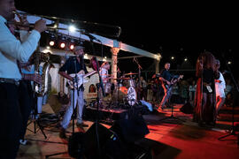 Concierto de Free Soul Band. Festival solidario en los Baños del Carmen. Cursos de Verano de la Universidad de Málaga. Málaga. Julio de 2019