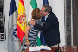 Toma de posesión de María Paloma Saborido Sánchez como nueva profesora titular de Derecho Civil de la Universidad de Málaga. Edificio del Rectorado.  Julio de 2016