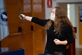 Zúa Méndez. "Dialogando" con Towanda Rebels. Facultad de Derecho. Octubre de 2020