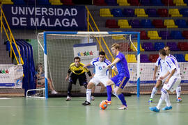 Partido Ucrania contra Eslovaquia. 14º Campeonato del Mundo Universitario de Fútbol Sala 2014 (FUTSAL). Antequera. Julio de 2014