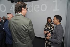 Visita a la nueva facultad de Psicología y Logopedia de la Universidad de Málaga tras su inauguración. Campus de Teatinos. Octubre de 2022