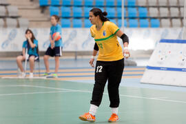 Partido Brasil contra Portugal. 14º Campeonato del Mundo Universitario de Fútbol Sala 2014 (FUTSAL). Antequera. Julio de 2014