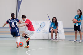 Partido Costa Rica contra Uruguay. 14º Campeonato del Mundo Universitario de Fútbol Sala 2014 (FUTSAL). Antequera. Julio de 2014