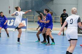 Partido Universidad de Aveiro - Universidad de Primorska. Categoría femenina. Campeonato Europeo Universitario de Balonmano. Antequera. Julio de 2017