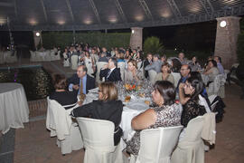 Cena de gala con motivo al homenaje para los jubilados y personal que cumple 25 años de servicio en la Universidad de Málaga. Jardín Botánico. Junio de 2010