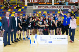 Universidad de Colonia primera clasificada en la categoría femenina. Campeonato Europeo Universitario de Balonmano. Antequera. Julio de 2017